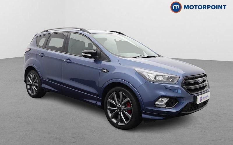 Blue Used 2019 Ford Kuga ST-Line SUV | £15,399 (Fair price) - Image 1/4