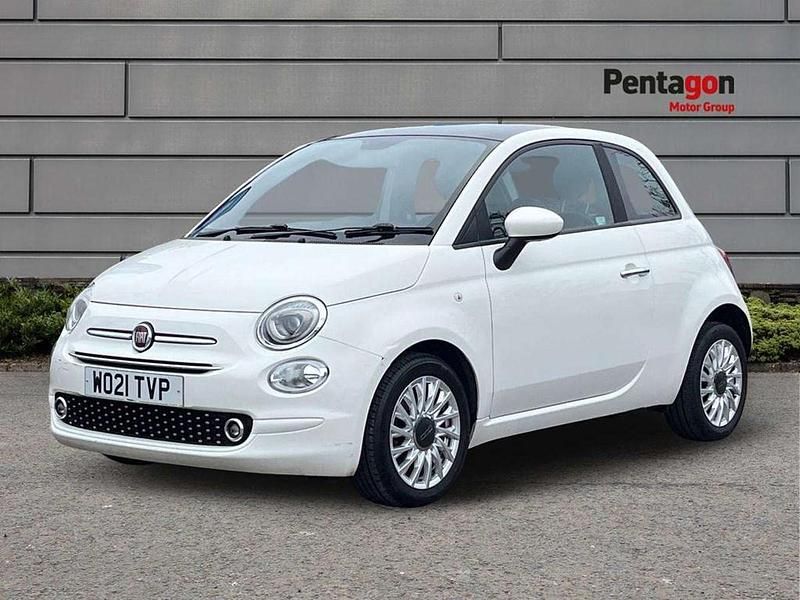 Used Fiat 500 Lounge 70 HP (51 kW) 2021 White Hatchback