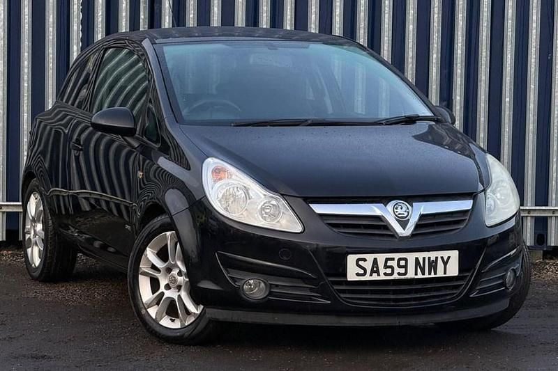 Used Vauxhall Corsa 79 HP (58 kW) 2009 Black Hatchback