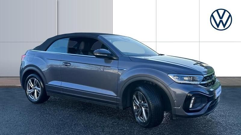 Grey Used 2023 VW T-Roc Cabriolet R-line Cabriolet | £24,674 (Good price) - Image 1/3