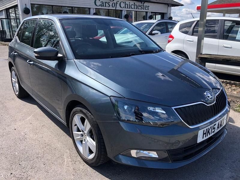 Used Skoda Fabia SE L 90 HP (66 kW) 2015 Grey Hatchback