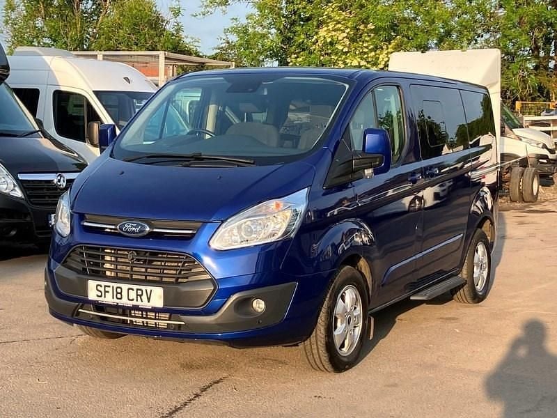 Blue Used 2018 Ford Tourneo Custom Titanium MPV | £10,950 (Super price) - Image 1/4