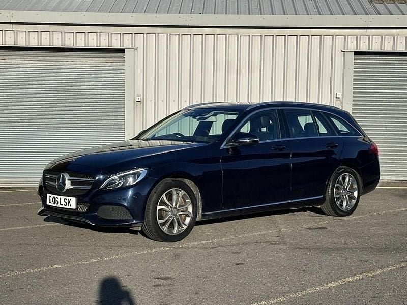 Used Mercedes C350e 2016 Blue Estate