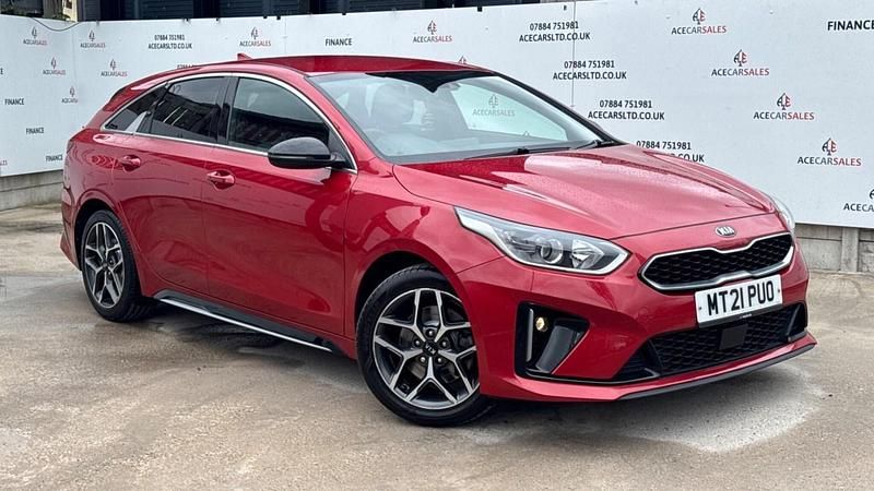 Used Kia ProCeed GT-Line 160 HP (117 kW) 2021 Red Estate