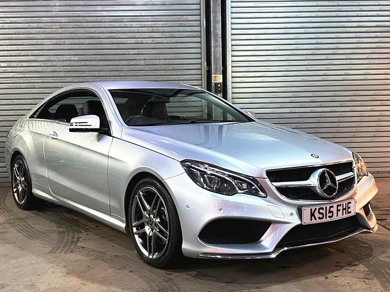 Silver Used 2015 Mercedes E350 AMG line Coupe | £12,950 (Fair price) - Image 1/4