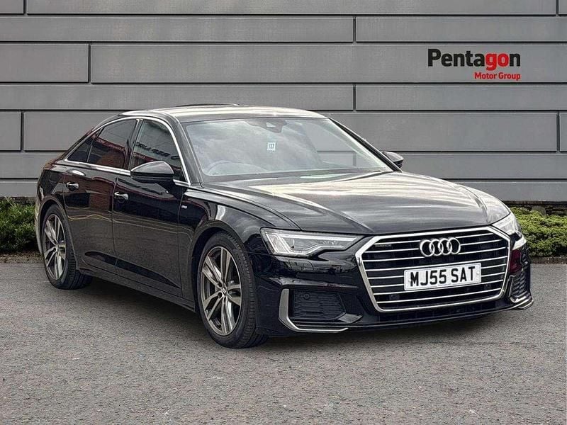 Black Used 2018 Audi A6 S-Line Sedan | £21,900 (Fair price) - Image 1/4
