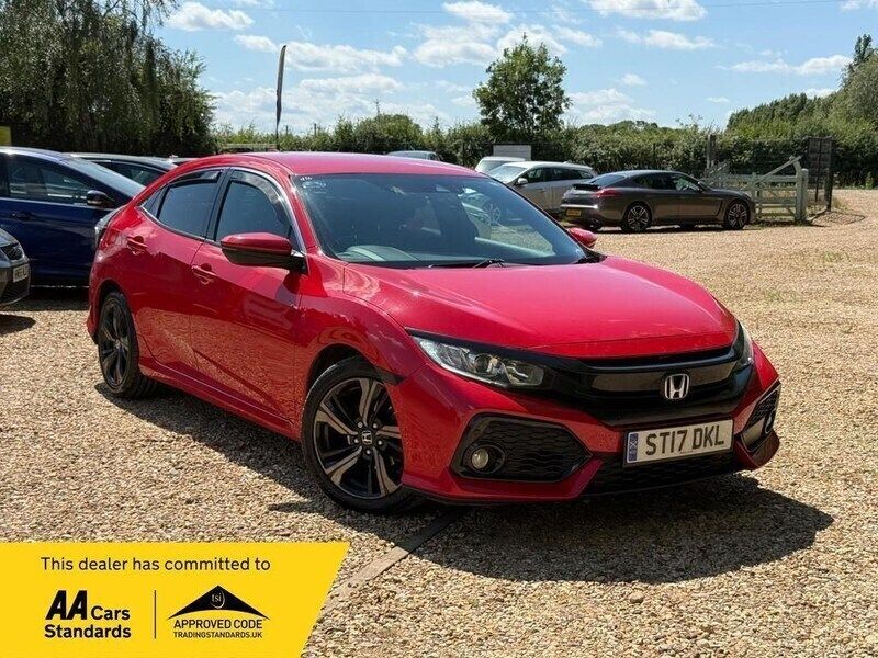 Red Used 2017 Honda Civic SR Hatchback | £8,000 (Fair price) - Image 1/4