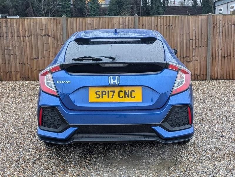 Used Honda Civic SR 129 HP (94 kW) 2017 Blue Hatchback