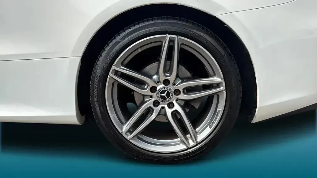 Used Mercedes E220 AMG line 2017 White Coupe