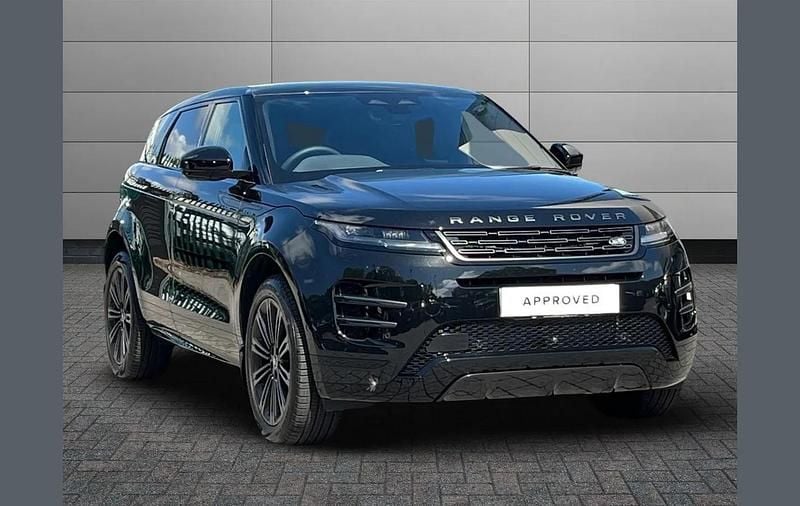 Black Used 2025 Land Rover Range Rover evoque SE Dynamic SUV | £47,490 - Image 1/4