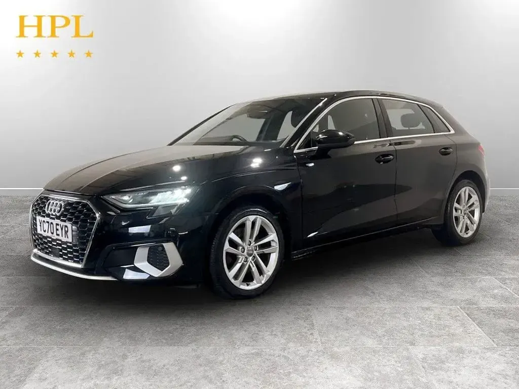 Used Audi A3 Sportback Sport 110 HP (80 kW) 2020 Black Hatchback