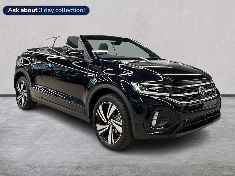 New VW T-Roc Cabriolet R-line 150 HP (110 kW) 2026 Black Cabriolet