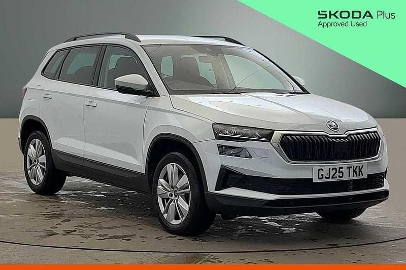 Used Skoda Karoq SE 147 HP (108 kW) 2025 Moon white metallic SUV