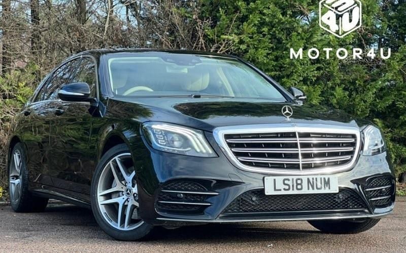 Used Mercedes S500L AMG line 435 HP (319 kW) 2018 Black Sedan