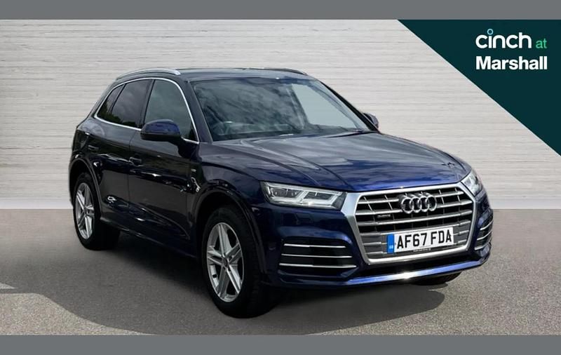 Blue Used 2017 Audi Q5 S-Line SUV | £18,590 (Fair price) - Image 1/4