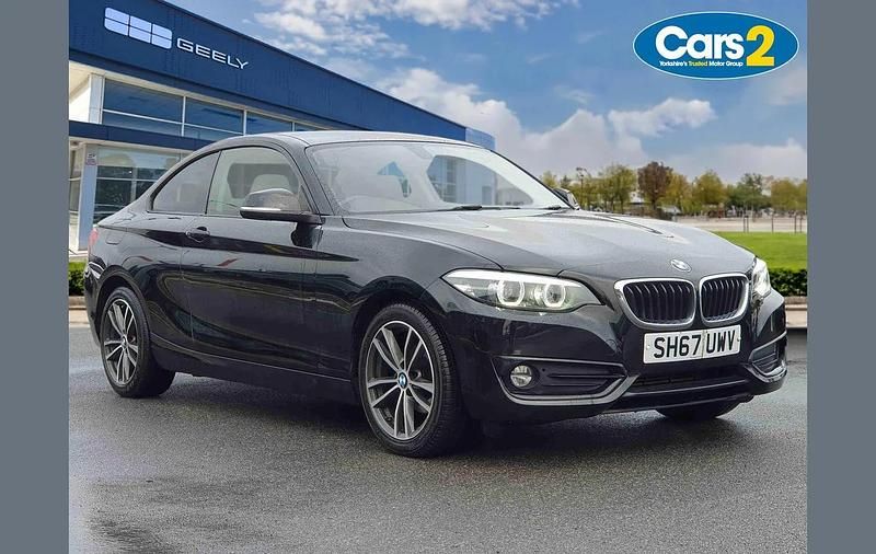 Used BMW 218 Sport Line 147 HP (108 kW) 2017 Black Coupe