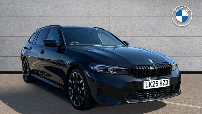 Black Used 2025 BMW 320 M Sport Estate | £40,944 - Image 1/4