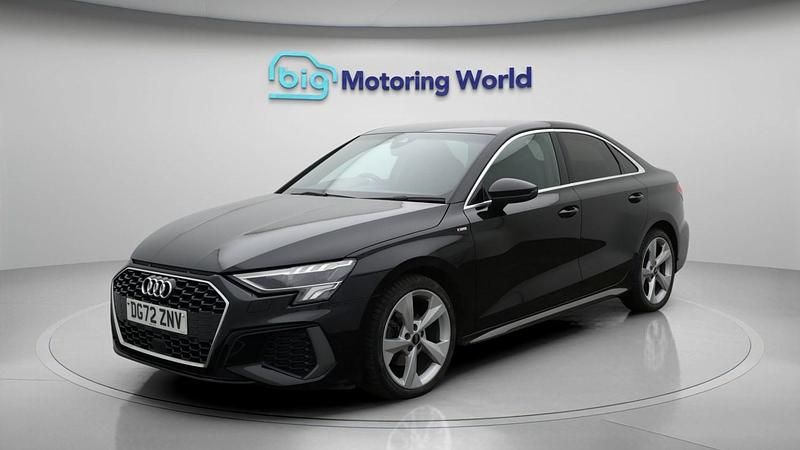 Used Audi A3 S-Line 110 HP (80 kW) 2022 Black Sedan
