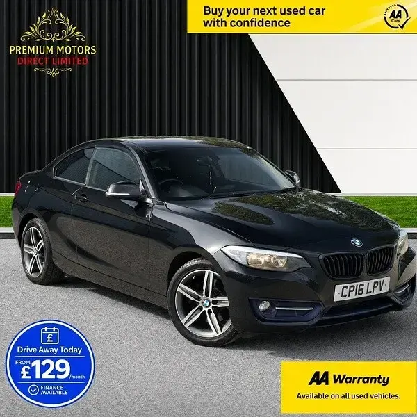 Używany BMW 220 Sport Line 2016 Czarny Coupe