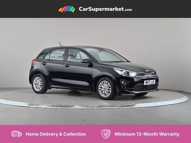 Black Used 2021 Kia Rio 2 Hatchback | £10,897 (Fair price) - Image 1/4
