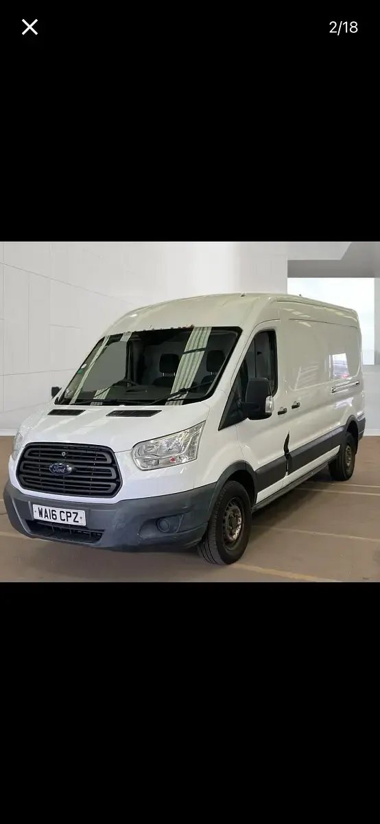 Used Ford Transit 125 HP (91 kW) 2016 White Van