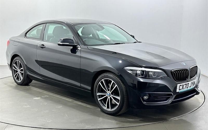 Used BMW 220 Sport Line 190 HP (139 kW) 2020 Black Coupe