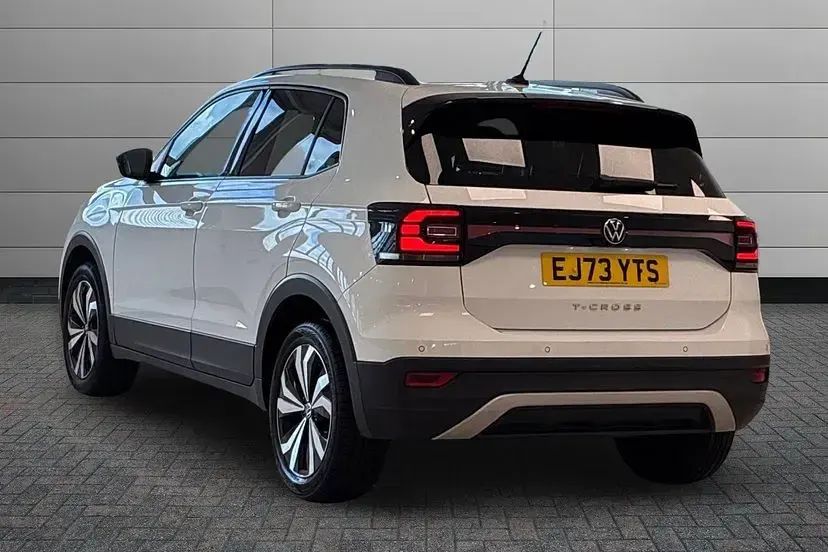 Used VW T-Cross Black Edition 110 HP (80 kW) 2023 White SUV