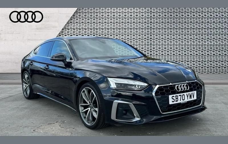 Used Audi A5 S-Line 161 HP (118 kW) 2021 Black Coupe