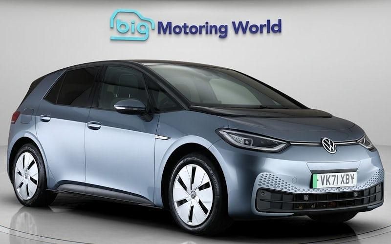 Used VW ID.3 Pro Performance 150 kW (204 HP) 2021 Blue Hatchback