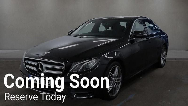 Used Mercedes E220 AMG line 2016 Black Sedan