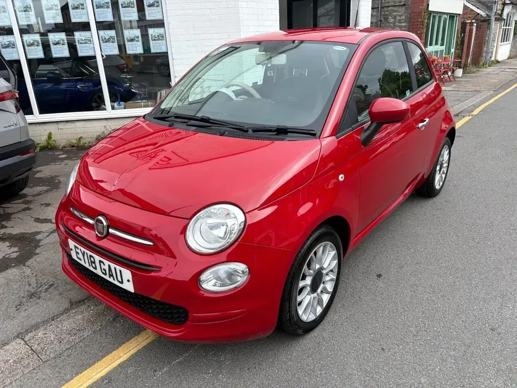 Used Fiat 500 Pop Star 69 HP (50 kW) 2018 Red Hatchback
