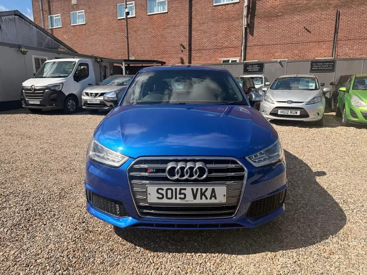 Used Audi S1 Comfort 231 HP (169 kW) 2015 Blue Hatchback
