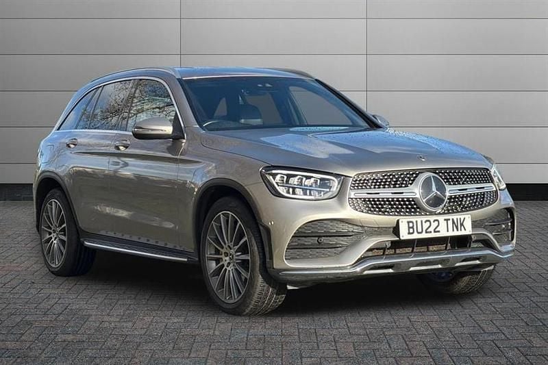 Mojave silver Used 2022 Mercedes GLC300 AMG Line Premium Estate | £32,494 (Good price) - Image 1/4