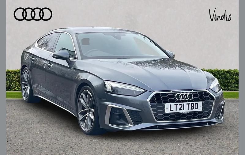 Used Audi A5 S-Line 163 HP (119 kW) 2021 Grey Coupe