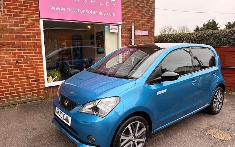 Used Seat Mii Electric 61 kW (83 HP) 2020 Blue Hatchback