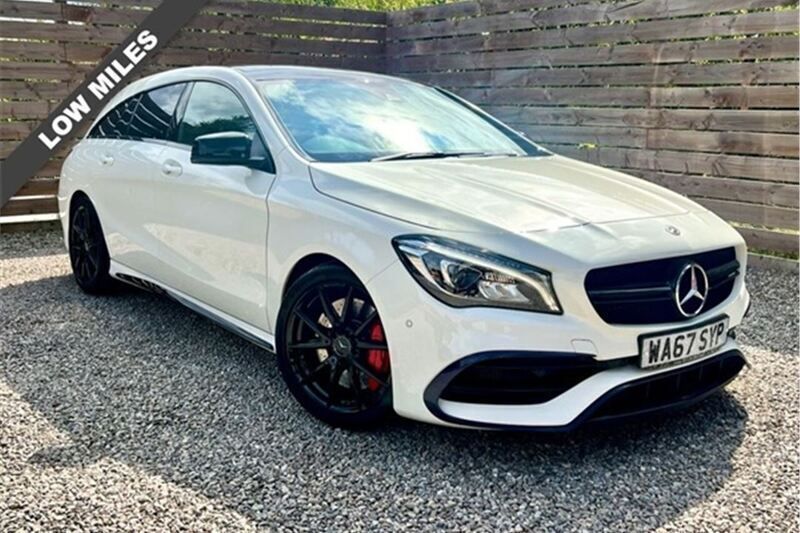 White Used 2017 Mercedes CLA45 AMG Shooting Brake AMG Estate | £23,995 - Image 1/4