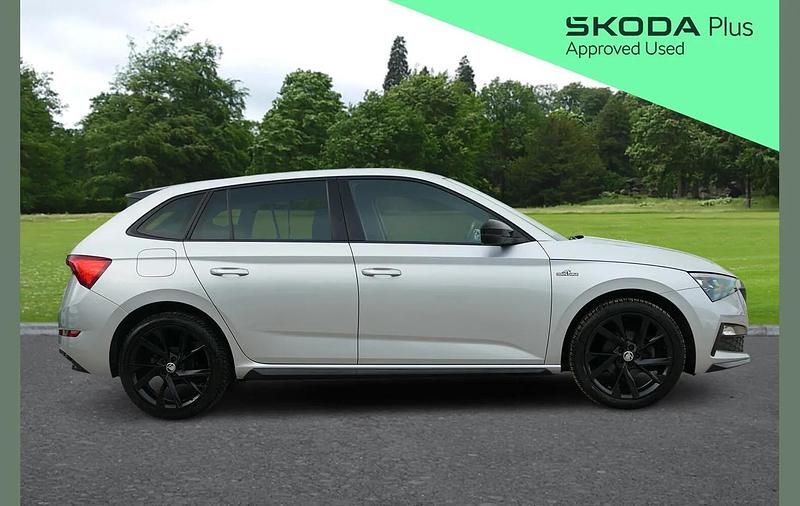Used Skoda Scala Monte Carlo 148 HP (108 kW) 2021 Silver Hatchback