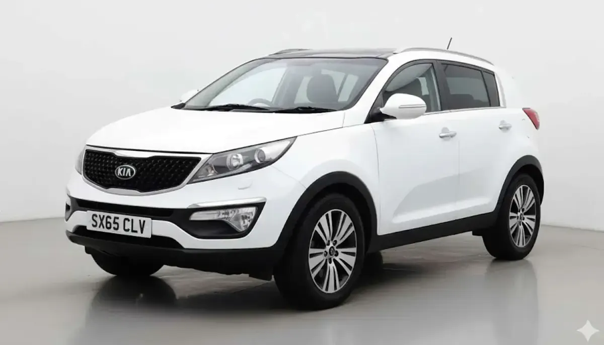 Used Kia Sportage 116 HP (85 kW) 2015 White SUV