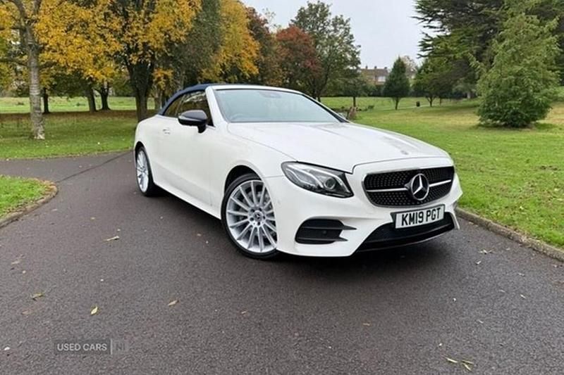 White Used 2019 Mercedes E400 AMG Line Premium Plus Cabriolet | £25,450 (Good price) - Image 1/1