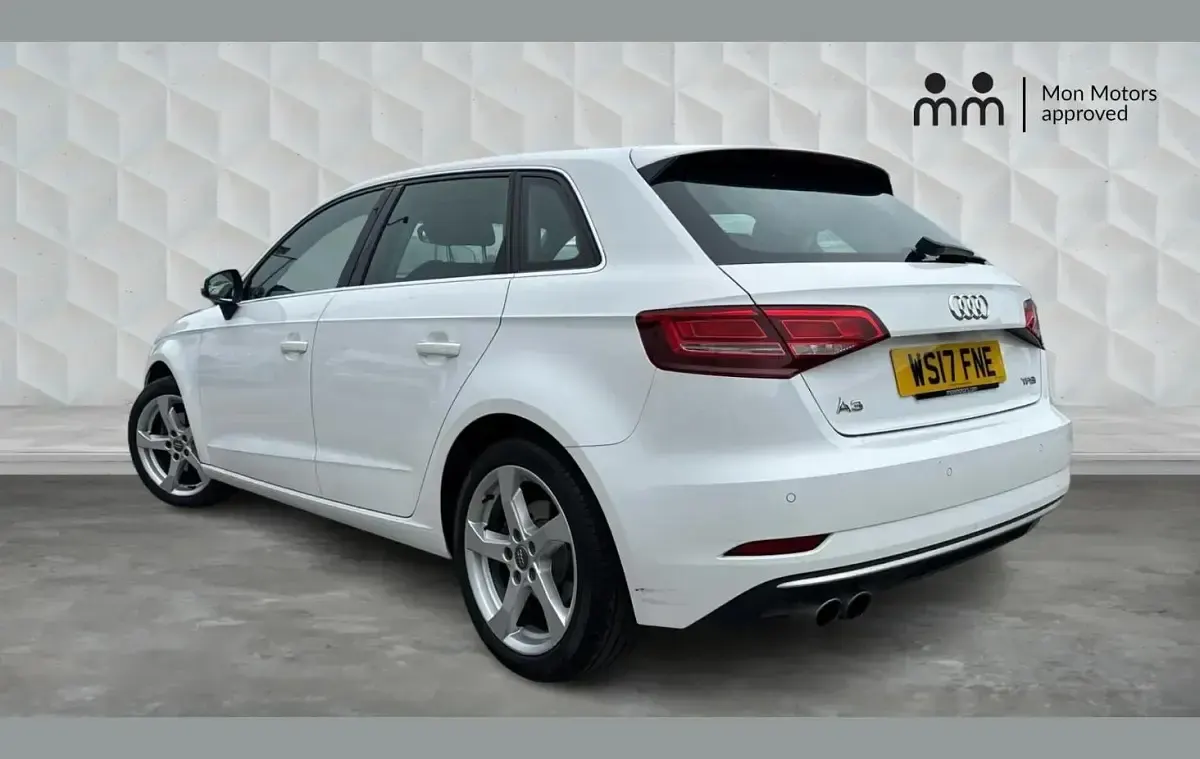 Begagnad Audi A3 Sport 150 HK (110 kW) 2017 Vit Halvkombi