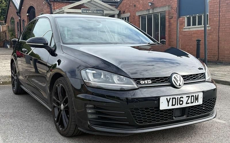 Used VW Golf VII GTD 184 HP (135 kW) 2015 Black Hatchback