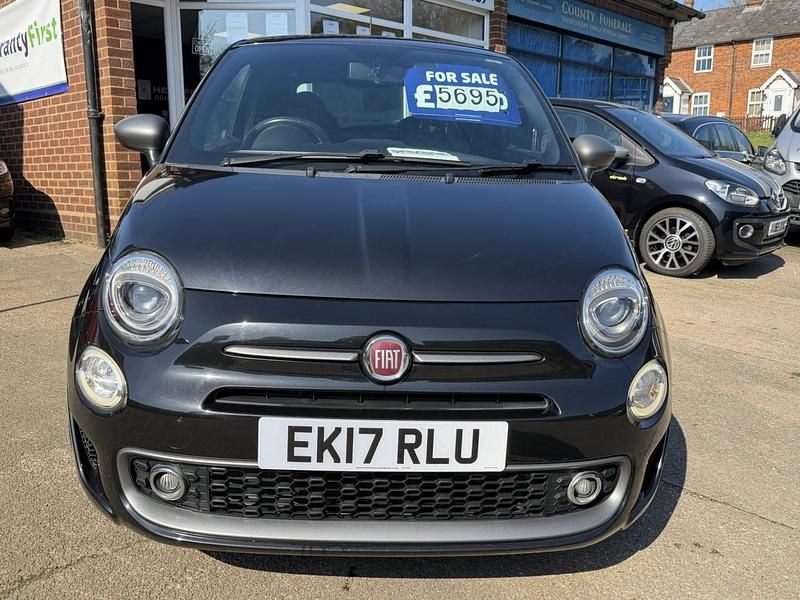 Used Fiat 500 S 69 HP (50 kW) 2017 Black Hatchback