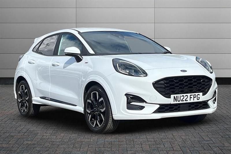 Frozen white Used 2022 Ford Puma Gen-E ST-Line X Hatchback | £18,895 - Image 1/4