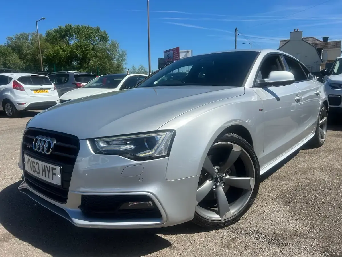 Used Audi A5 Black Edition 225 HP (165 kW) 2013 Silver Coupe