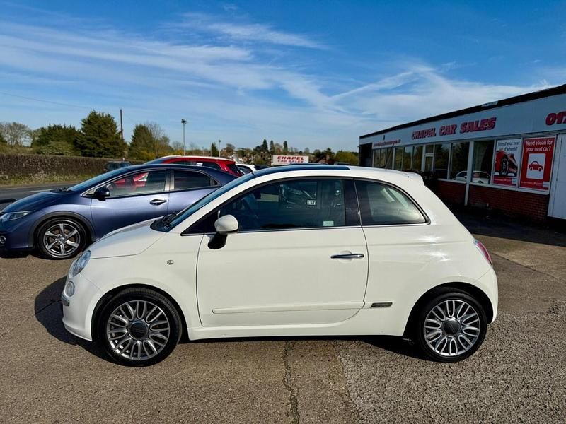 Used Fiat 500 Lounge 69 HP (50 kW) 2015 White Hatchback