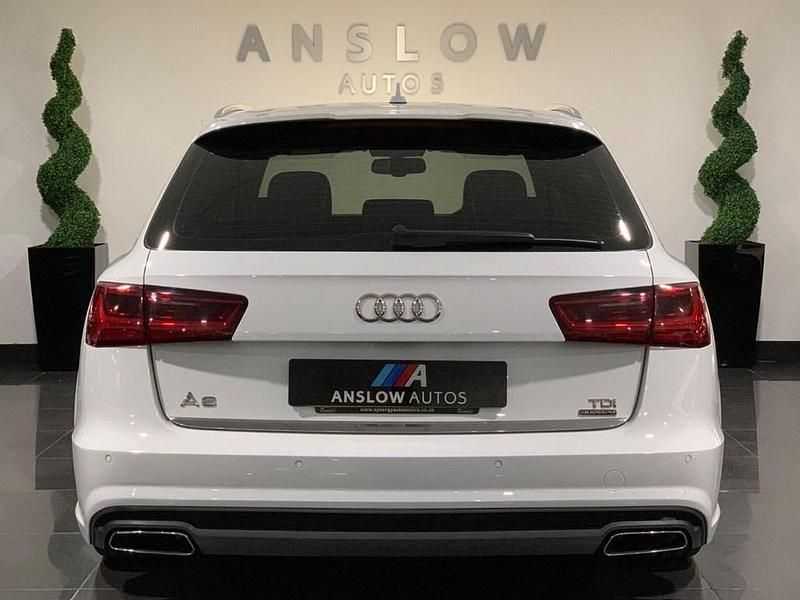 Begagnad Audi A6 S-Line 2016 Vit Kombi