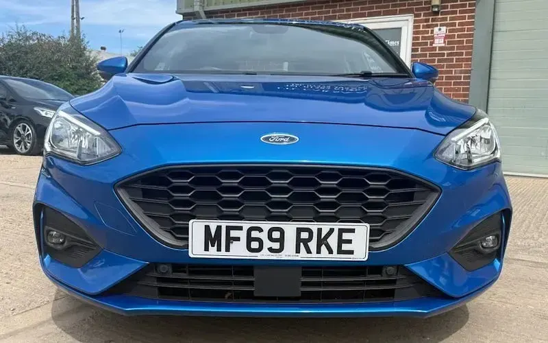 Used Ford Focus ST-Line X 125 HP (91 kW) 2019 Blue Hatchback