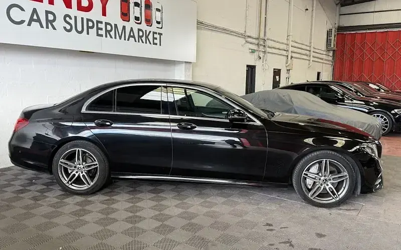 Used Mercedes E220 AMG line 194 HP (142 kW) 2017 Black Sedan