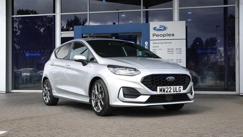 Silver Used 2022 Ford Fiesta ST-Line Hatchback | £12,596 (Fair price) - Image 1/3