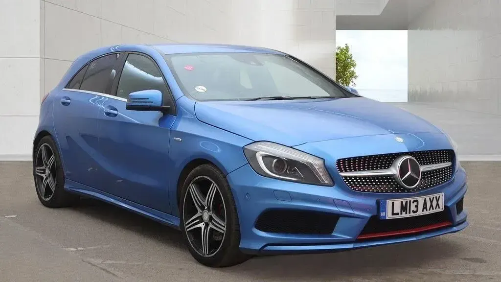 Used Mercedes A250 AMG 2013 Blue Hatchback